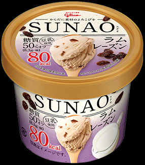 ＜ラムレーズン＞80kcal